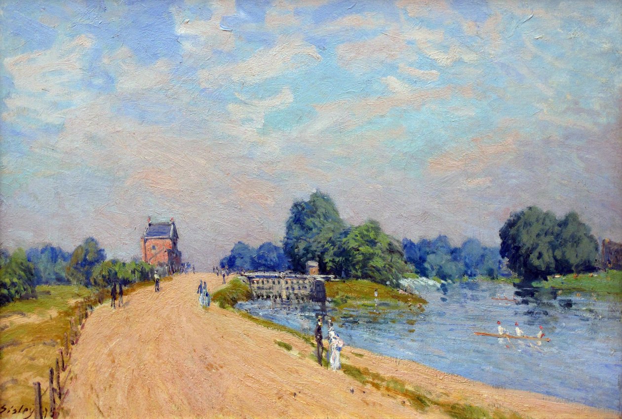 Hampton Court Road door Alfred Sisley