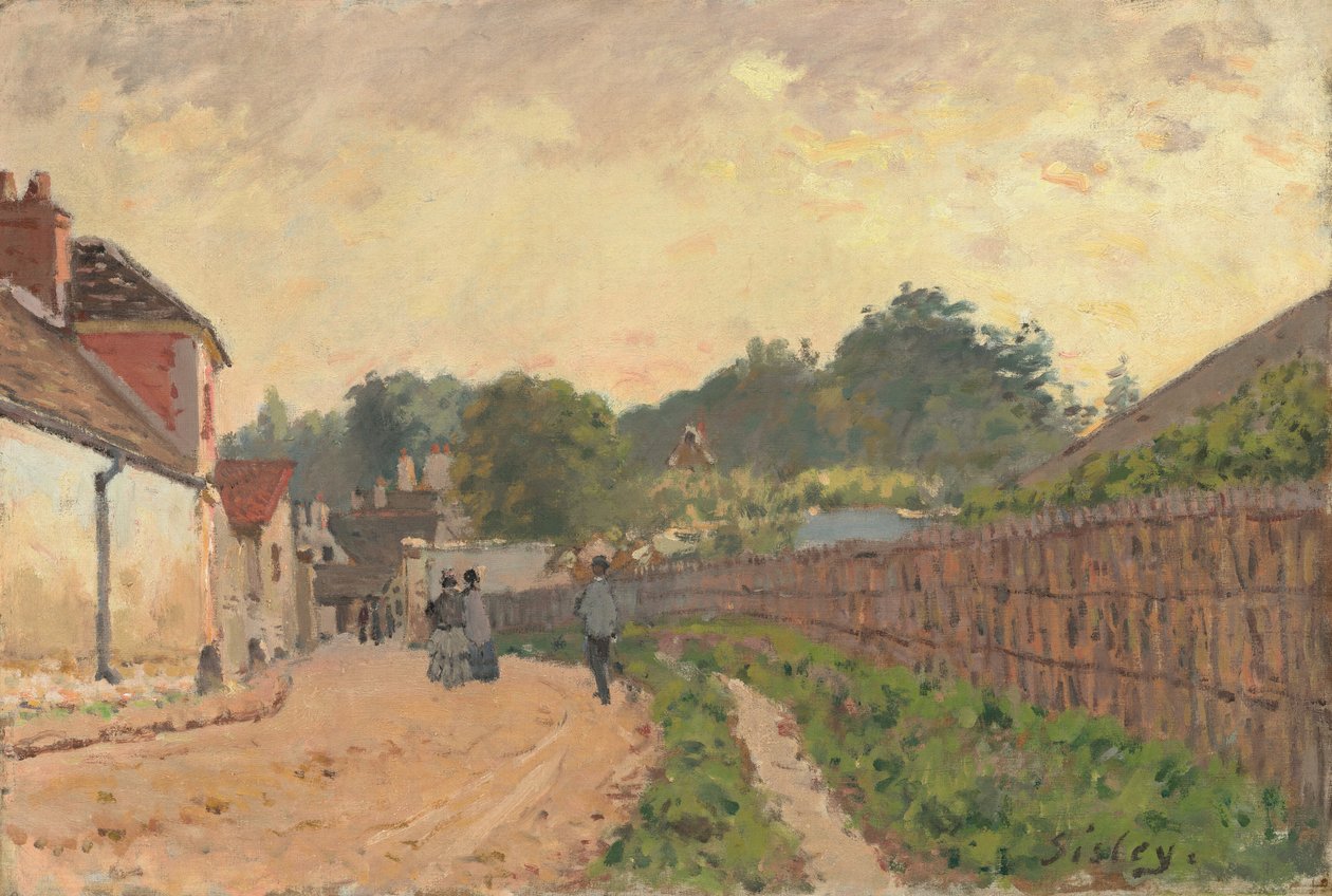 Marly-le-Roi, ca. 1875 door Alfred Sisley