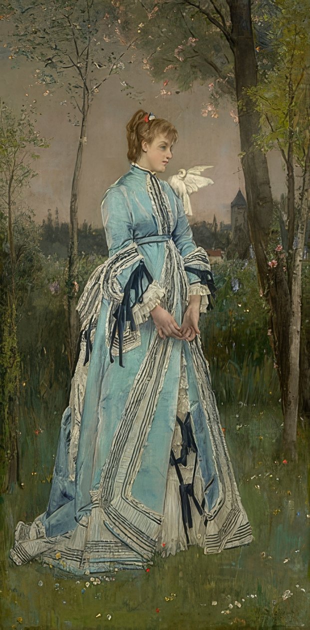 Lente door Alfred Emile Stevens