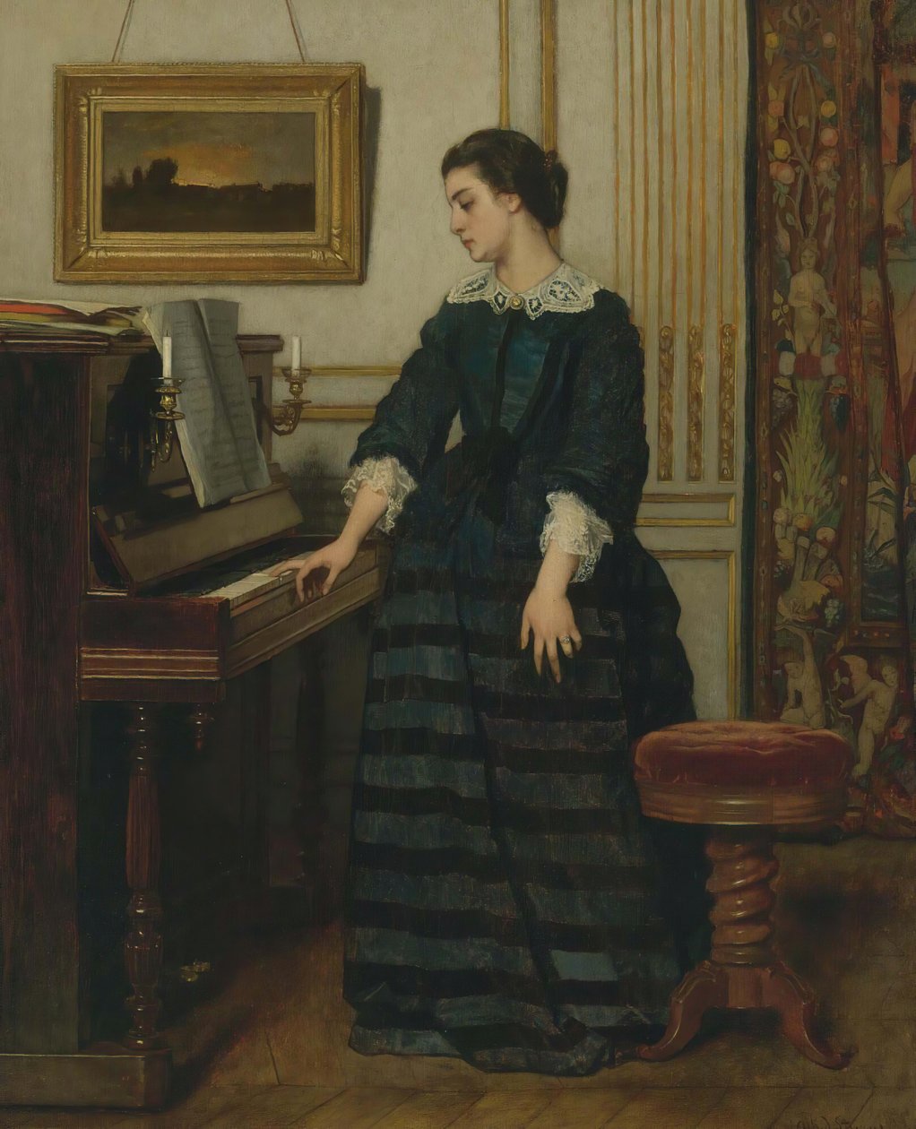 De afwezigheid door Alfred Emile Stevens
