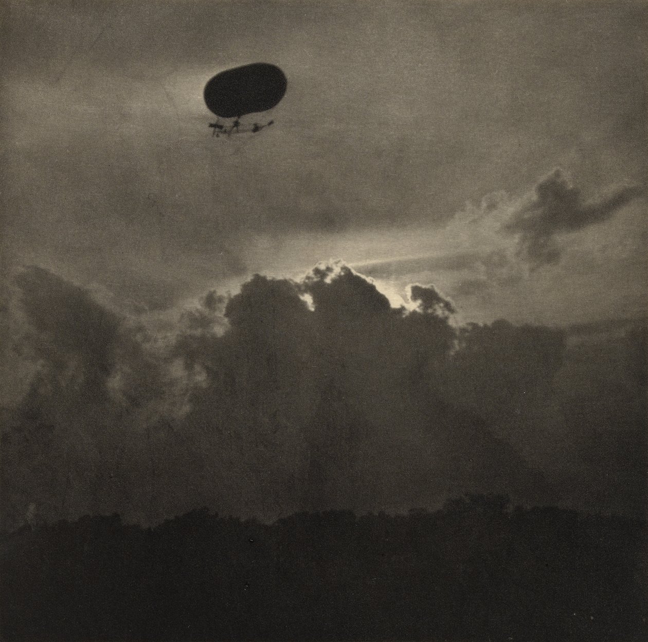 Een luchtschip, gepubliceerd oktober 1911 door Alfred Stieglitz