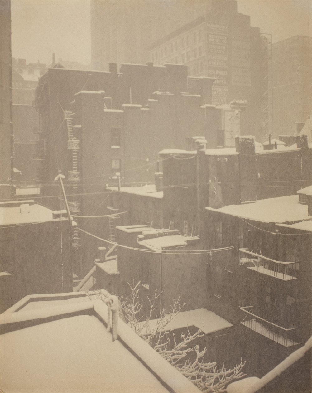 Vanuit het Achterraam 291 door Alfred Stieglitz