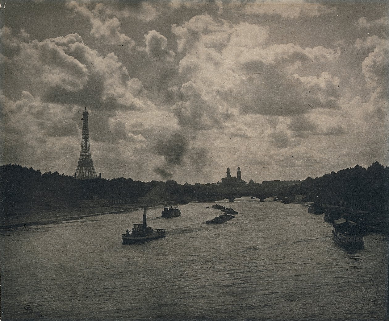 Parijs: de Seine door Alfred Stieglitz