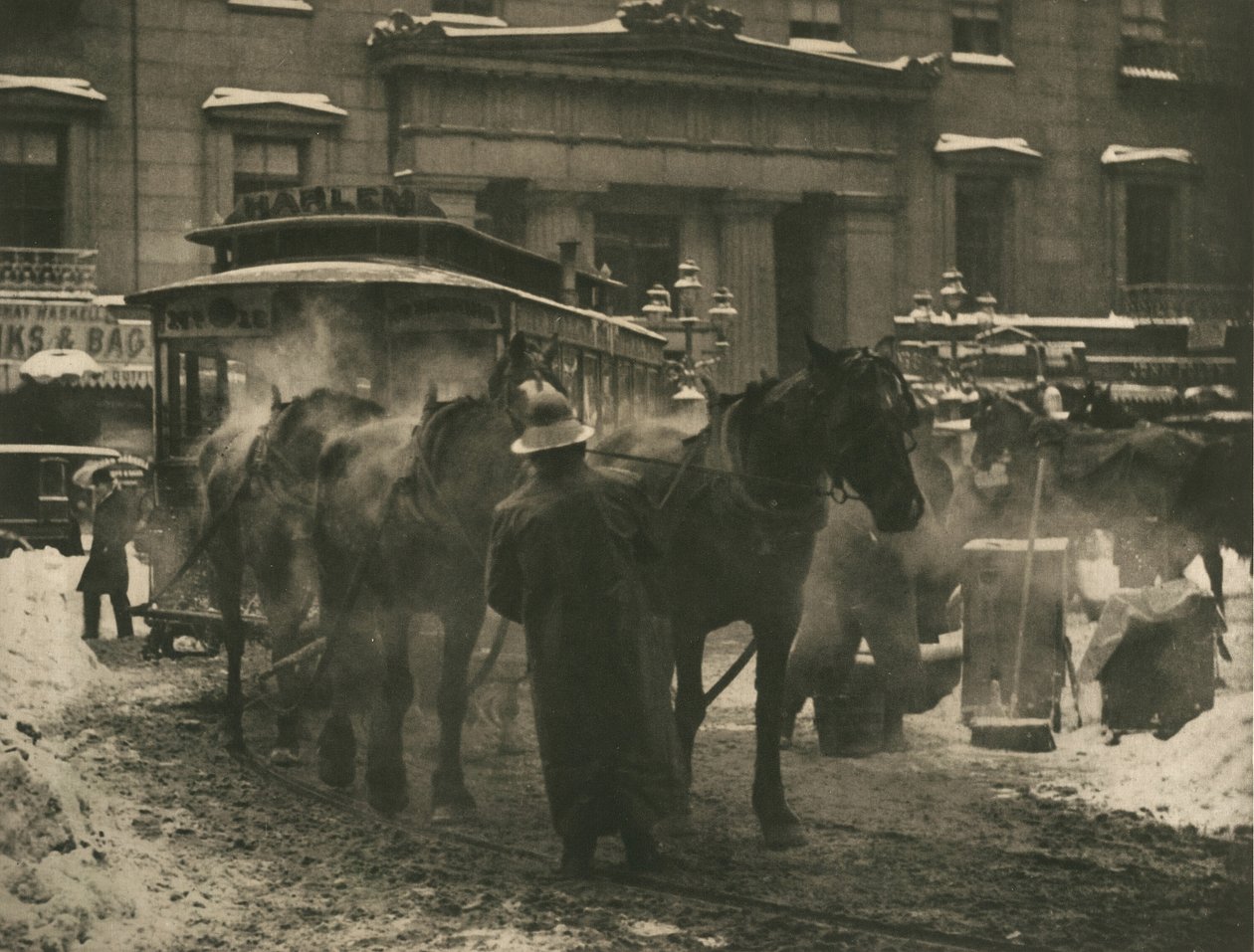 Het Terminal, 1893 door Alfred Stieglitz