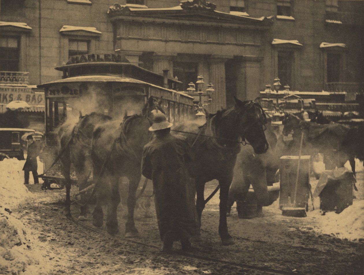 De terminal, New York door Alfred Stieglitz