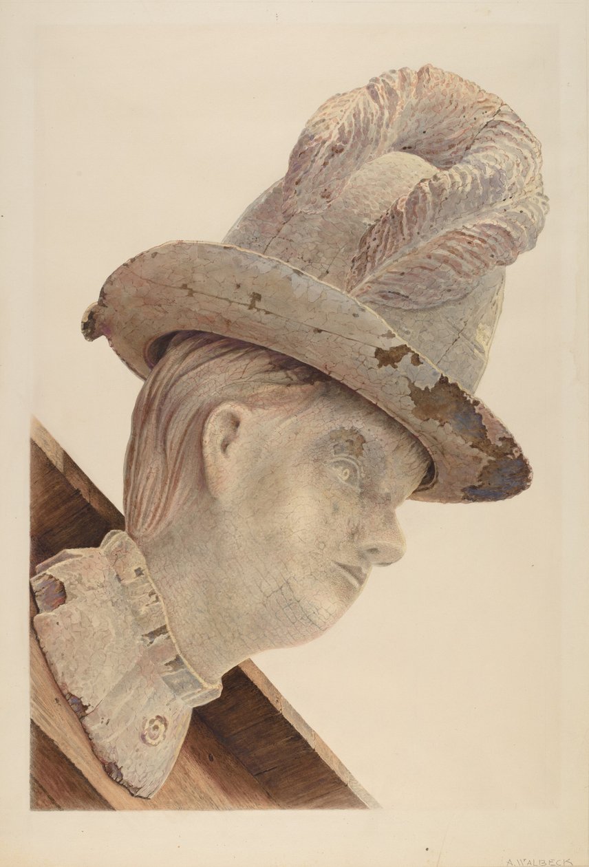 Boegbeeld door Alfred Walbeck