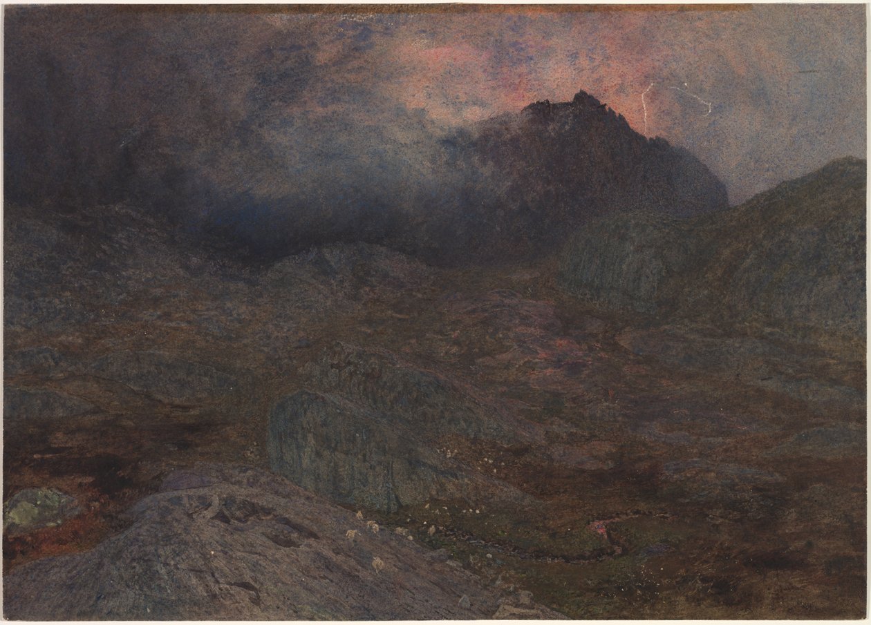 Cwm Trifaen door Alfred William Hunt