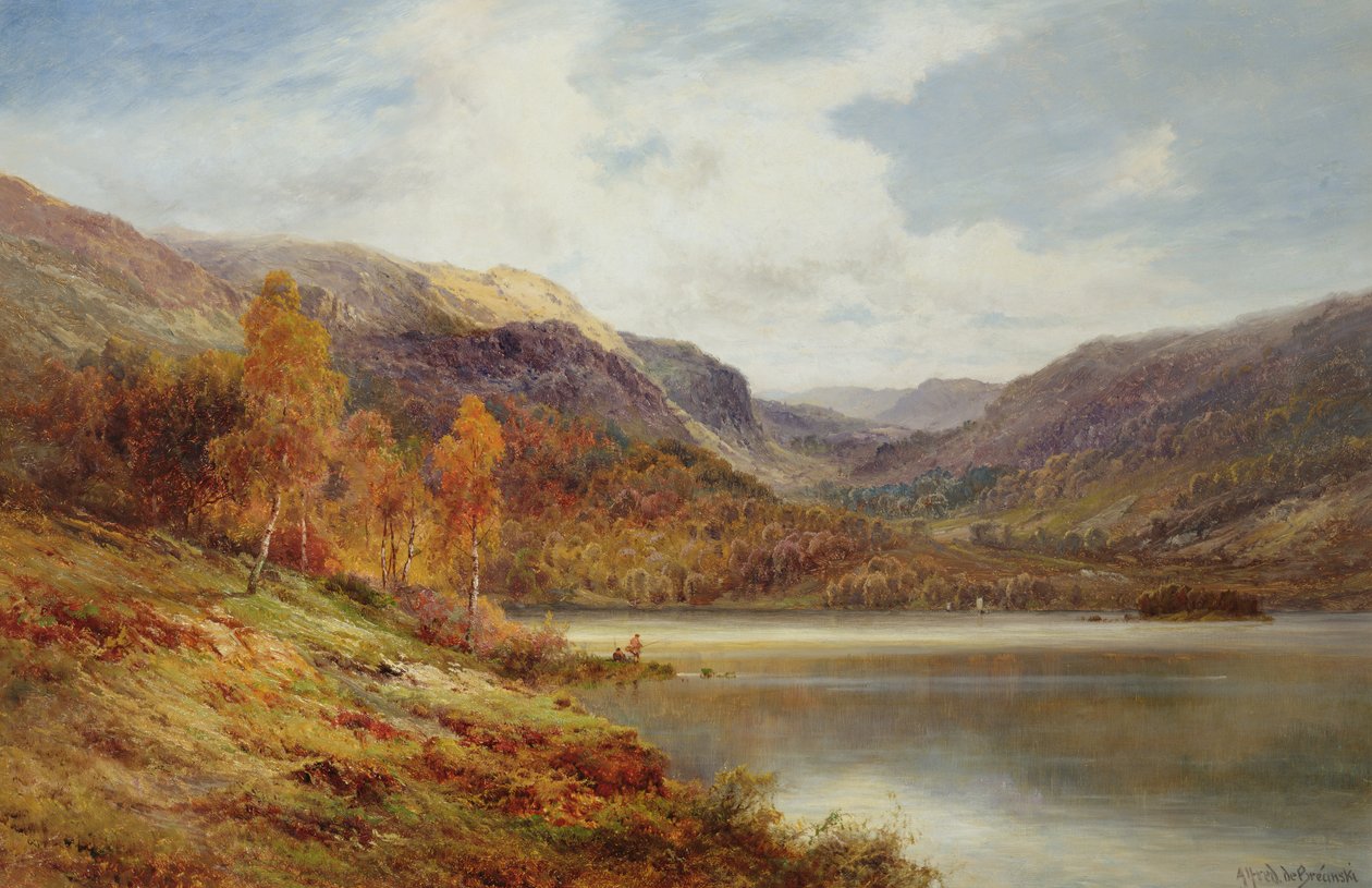 Oktober in de Hooglanden door Alfred de Breanski