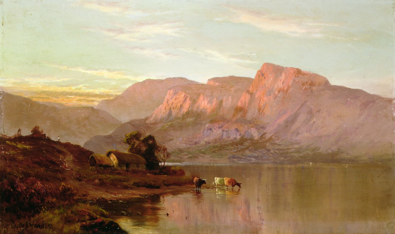 Stroulacher, Loch Katrine door Alfred de Breanski