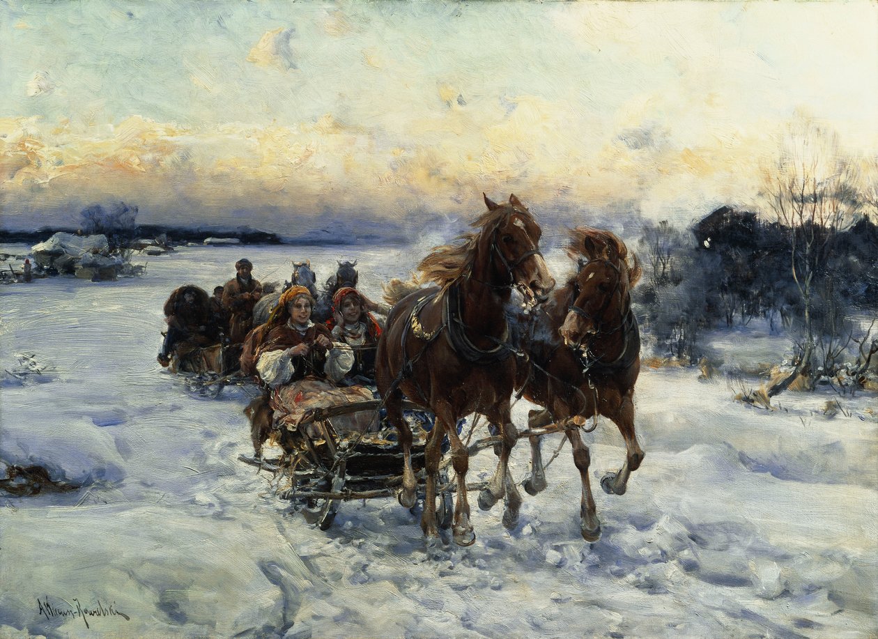De Sleerit door Alfred von Wierusz Kowalski