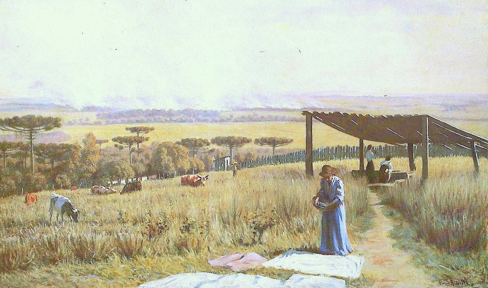 Queimadas of Wasvrouwen door Alfredo Andersen