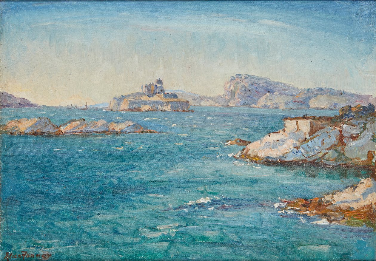 Baai van Napels door Alice Maud Fanner
