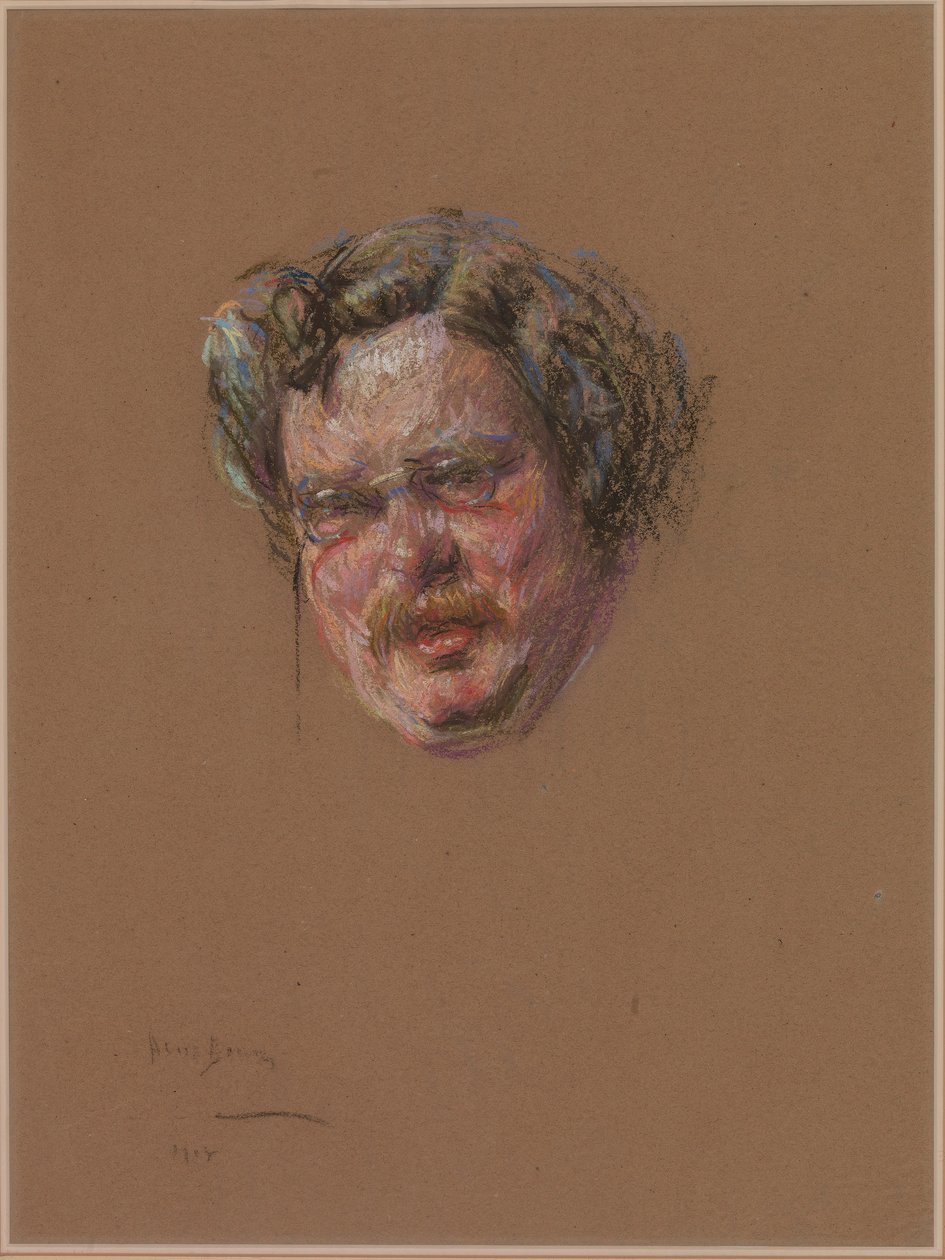 Gilbert K. Chesterton door Alice Pike Barney