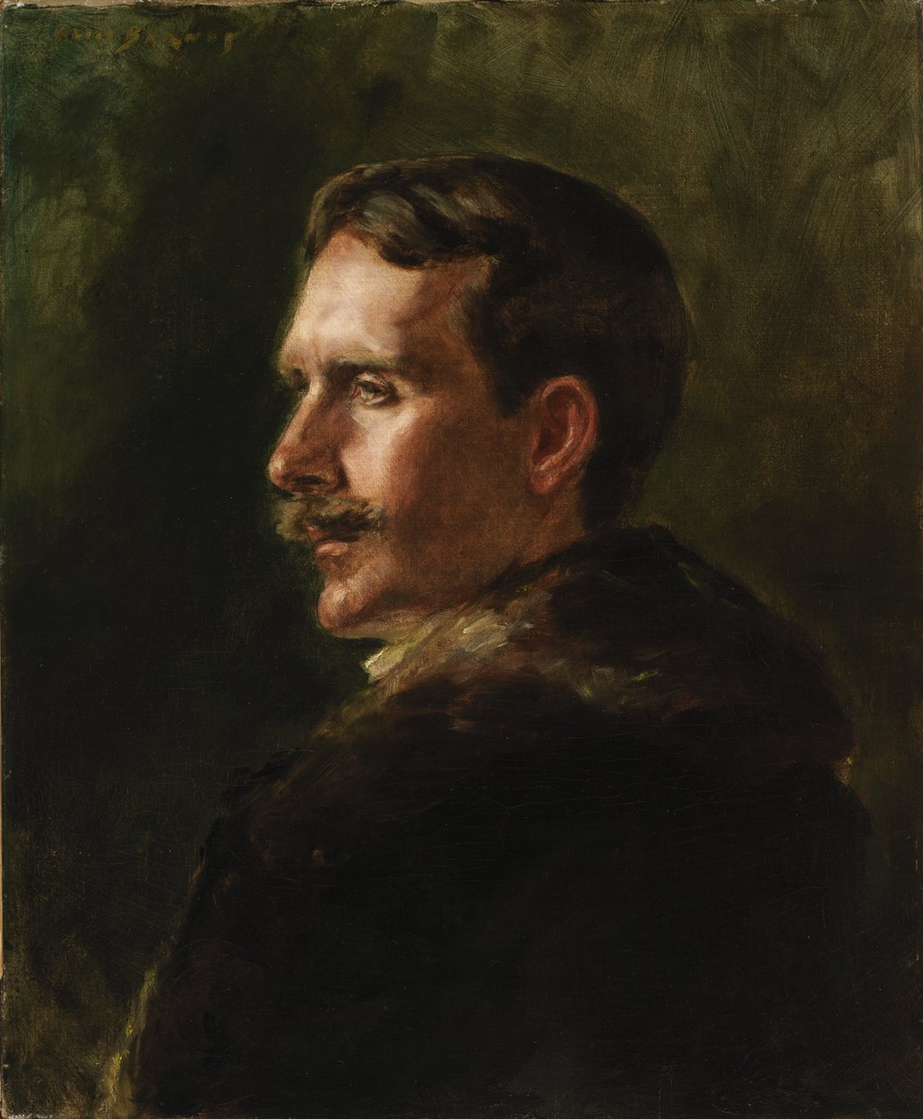 De bontjas, ca. 1898 door Alice Pike Barney