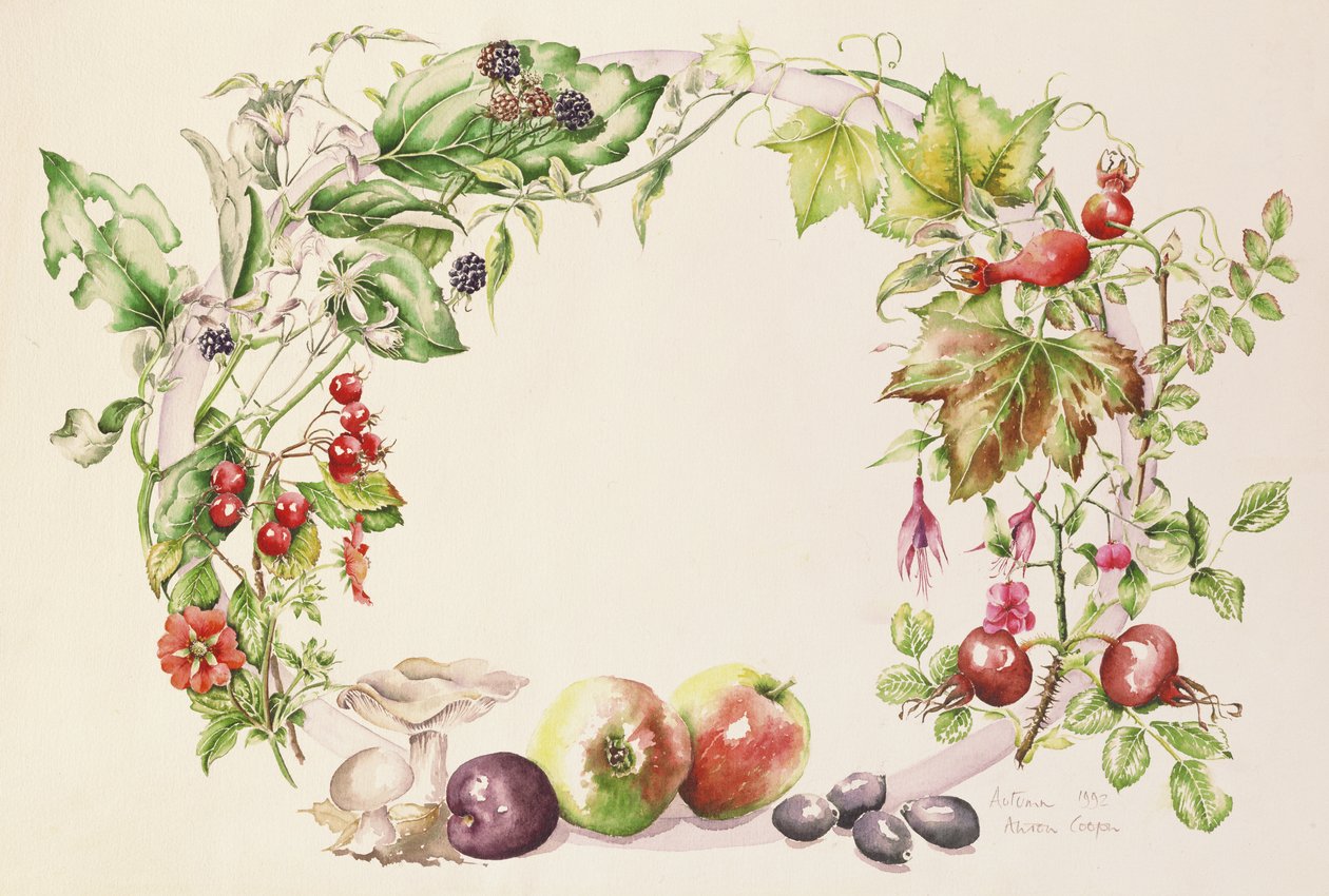 Herfstkrans door Alison Cooper