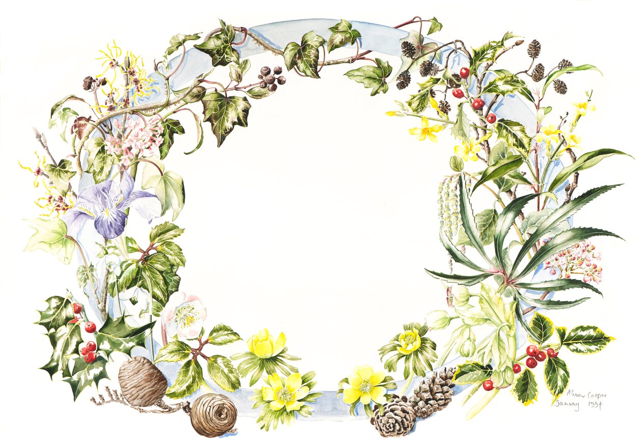 Winterkrans door Alison Cooper