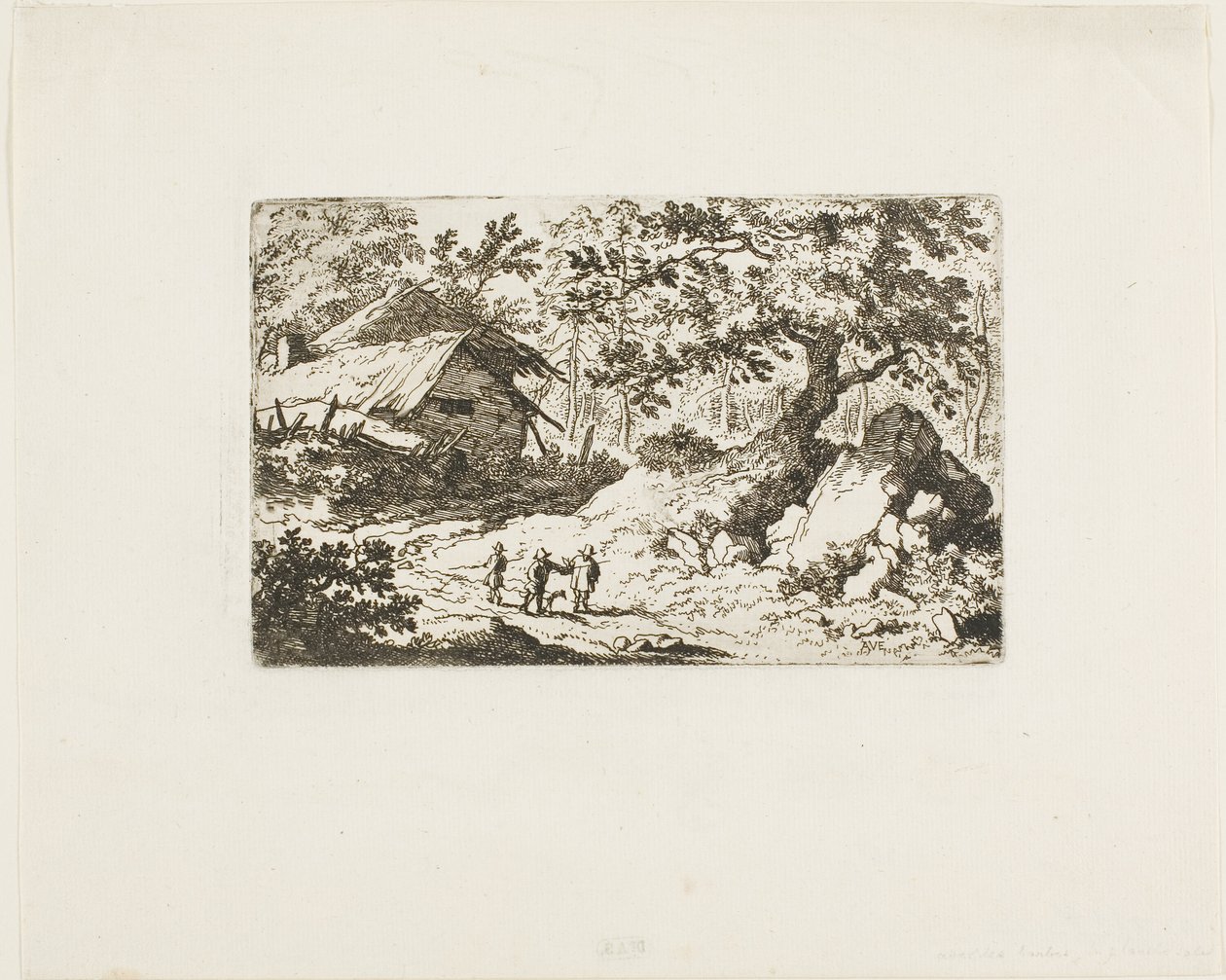 De verwoeste hut door Allaert van Everdingen