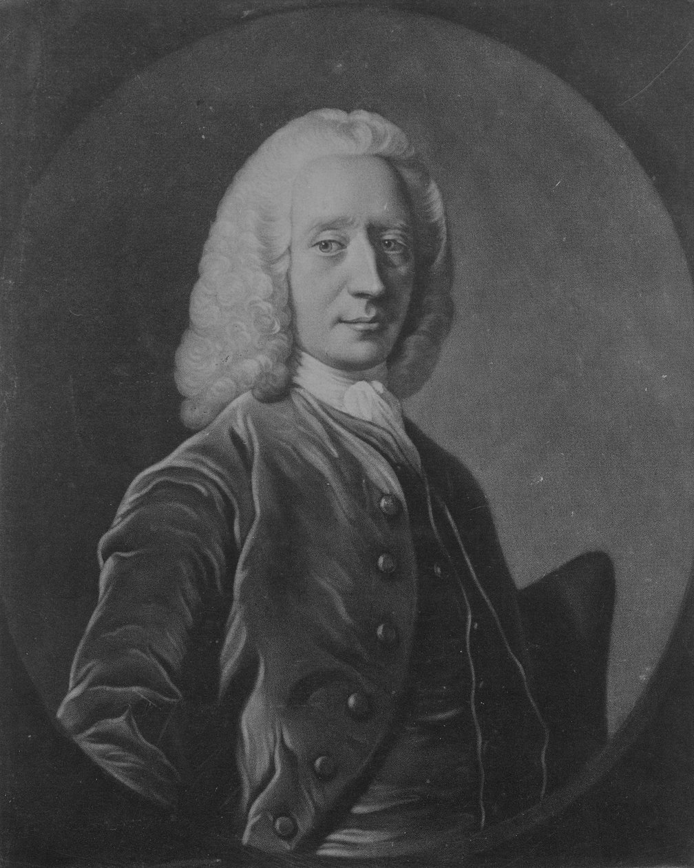 John Coutts Esq., Lord Provost van Edinburgh, gegraveerd door James McArdell door Allan Ramsay