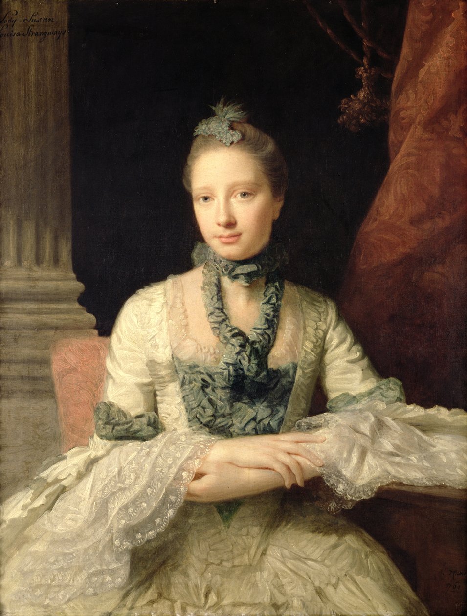 Lady Susan Fox-Strangways, 1761 door Allan Ramsay