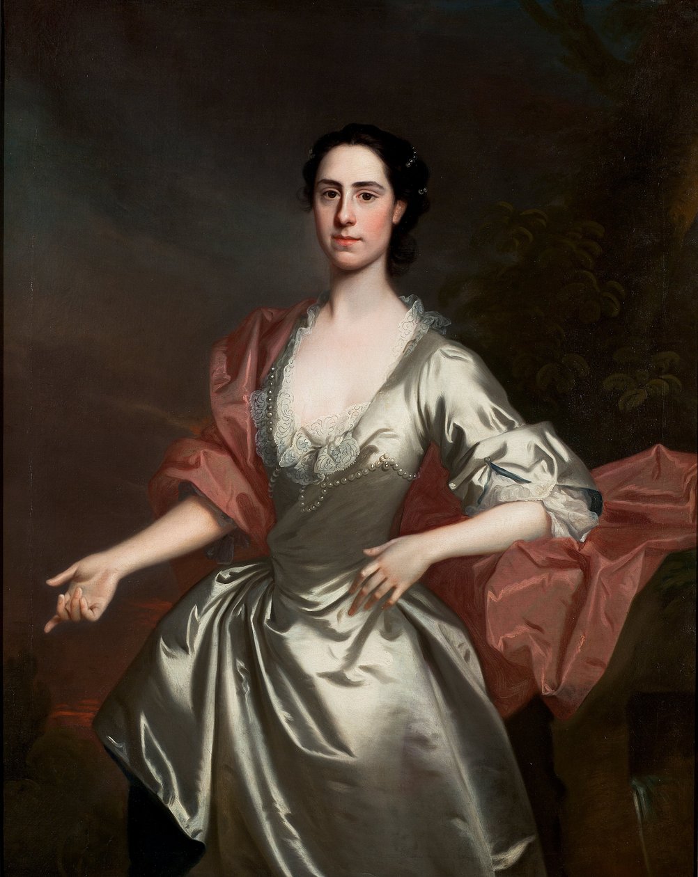 Portret van Lady Susanna Campbell, née Bernard (overleden 1751) door Allan Ramsay