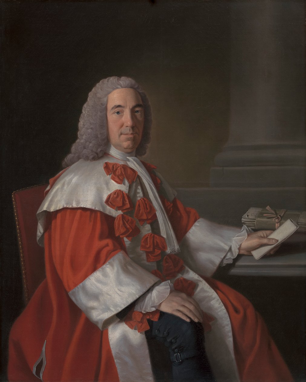 Alexander Boswell, Lord Auchinleck door Allan Ramsay