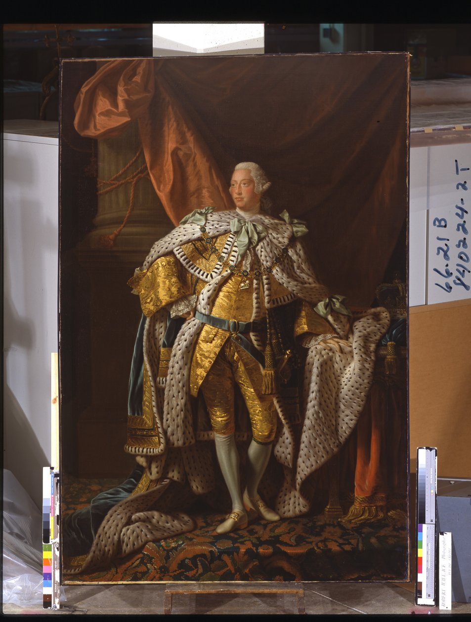 Koning George III door Allan Ramsay