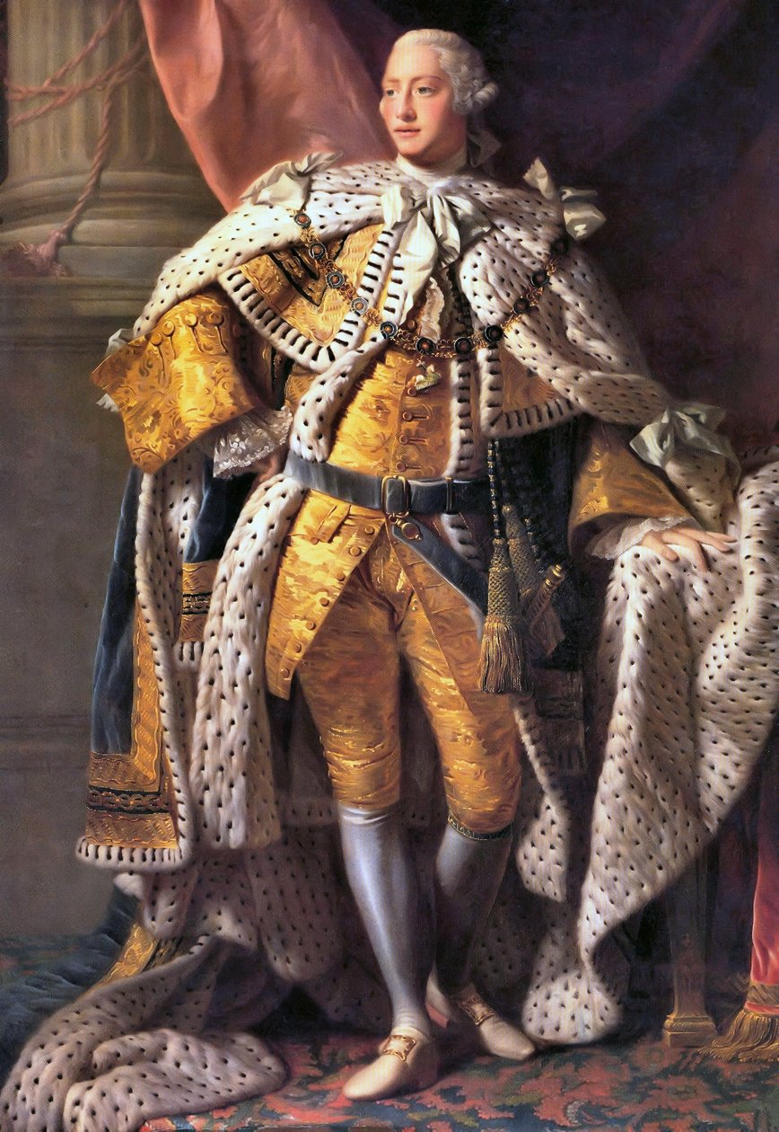 Koning George III door Allan Ramsay