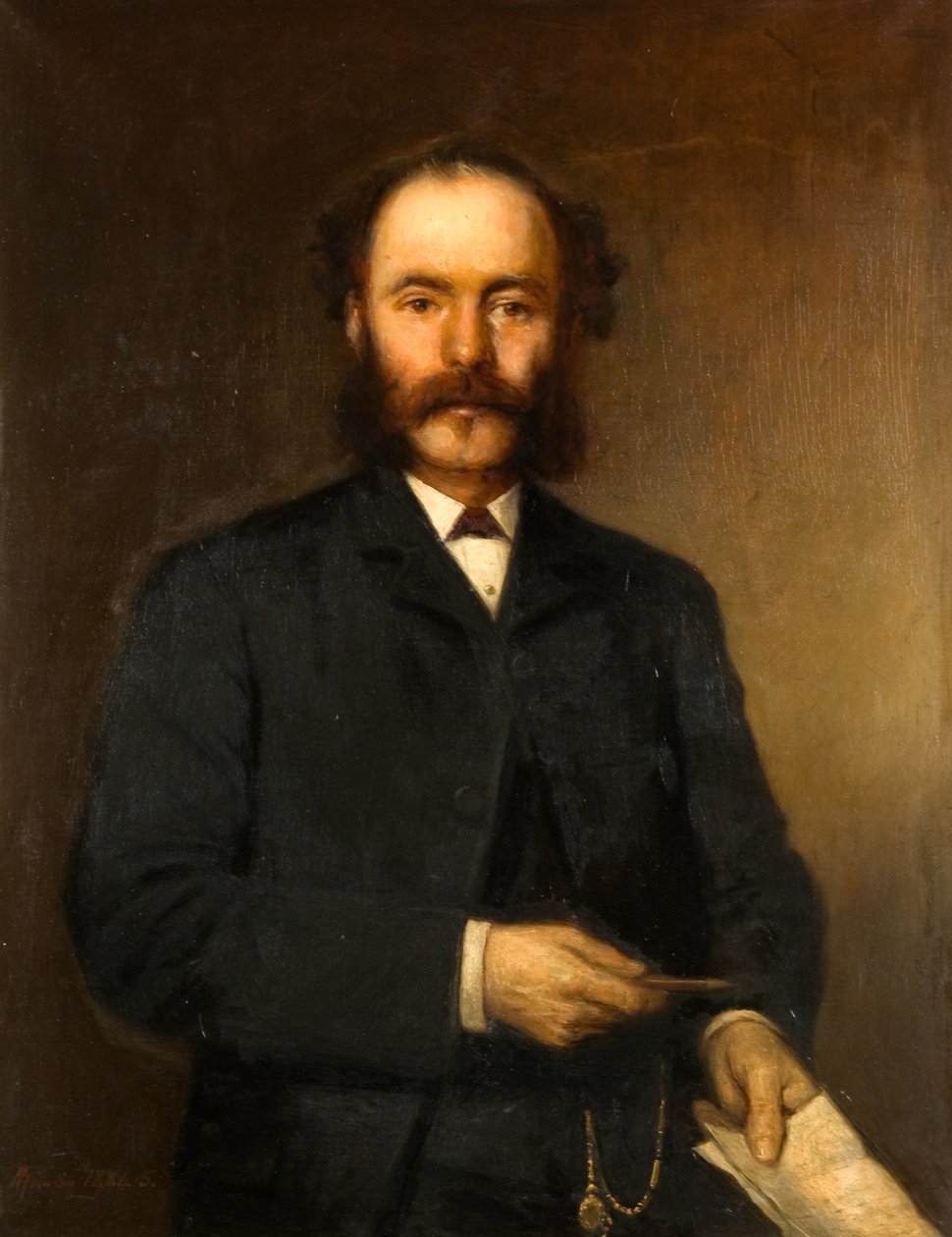 Portret van William H Phin door Allan Ramsay