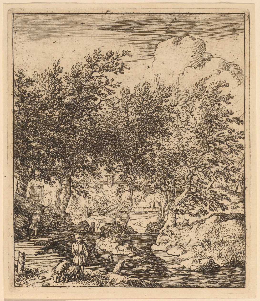 Varkenshoeder door Allart van Everdingen