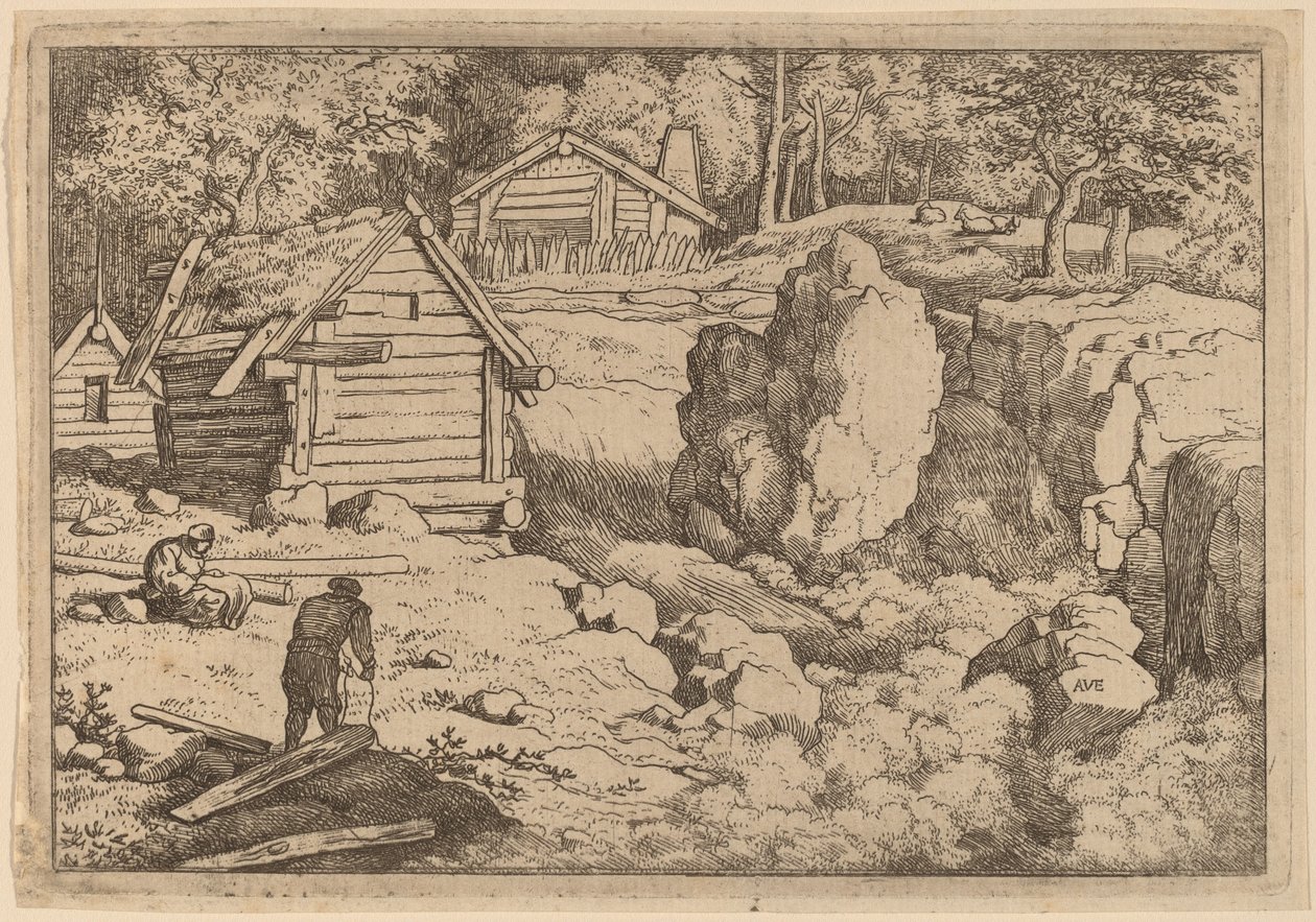 De Timmerman door Allart van Everdingen