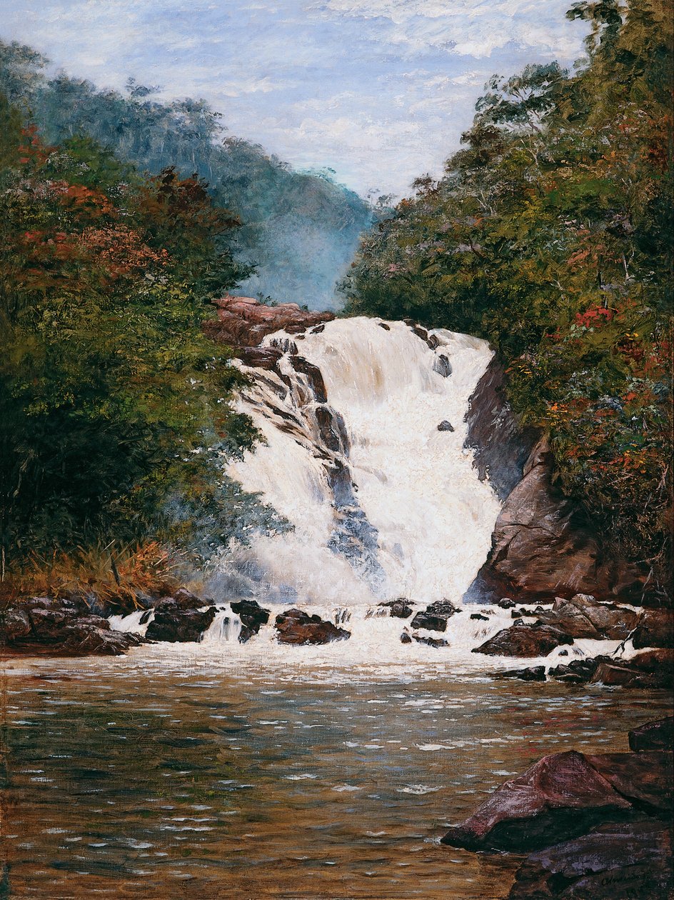 Votorantim-waterval door Almeida Júnior