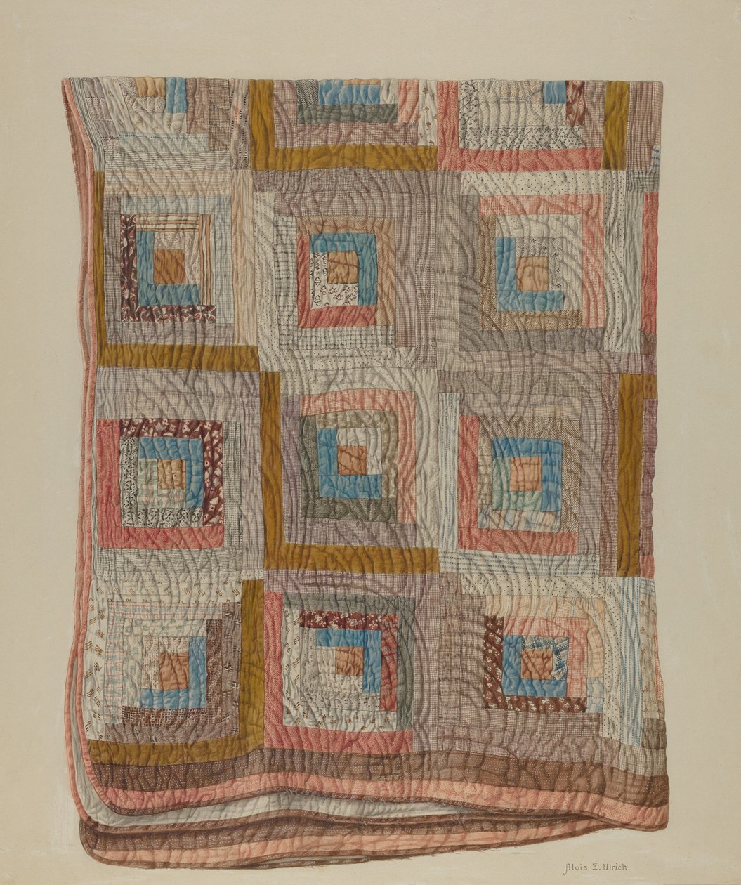 Patchwork Quilt door Alois E. Ulrich