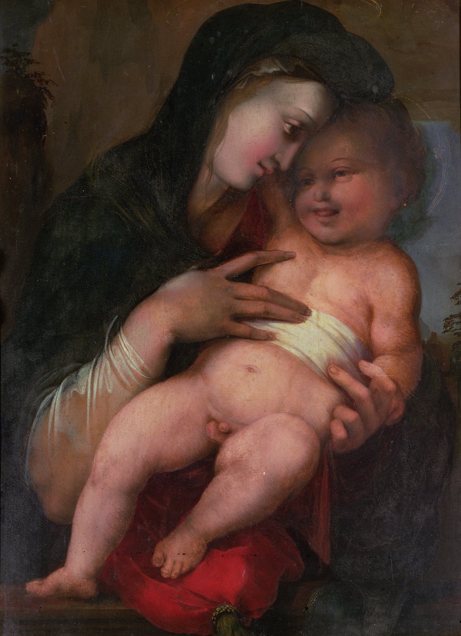 Madonna en Kind, c.1517 door Alonso Berruguete