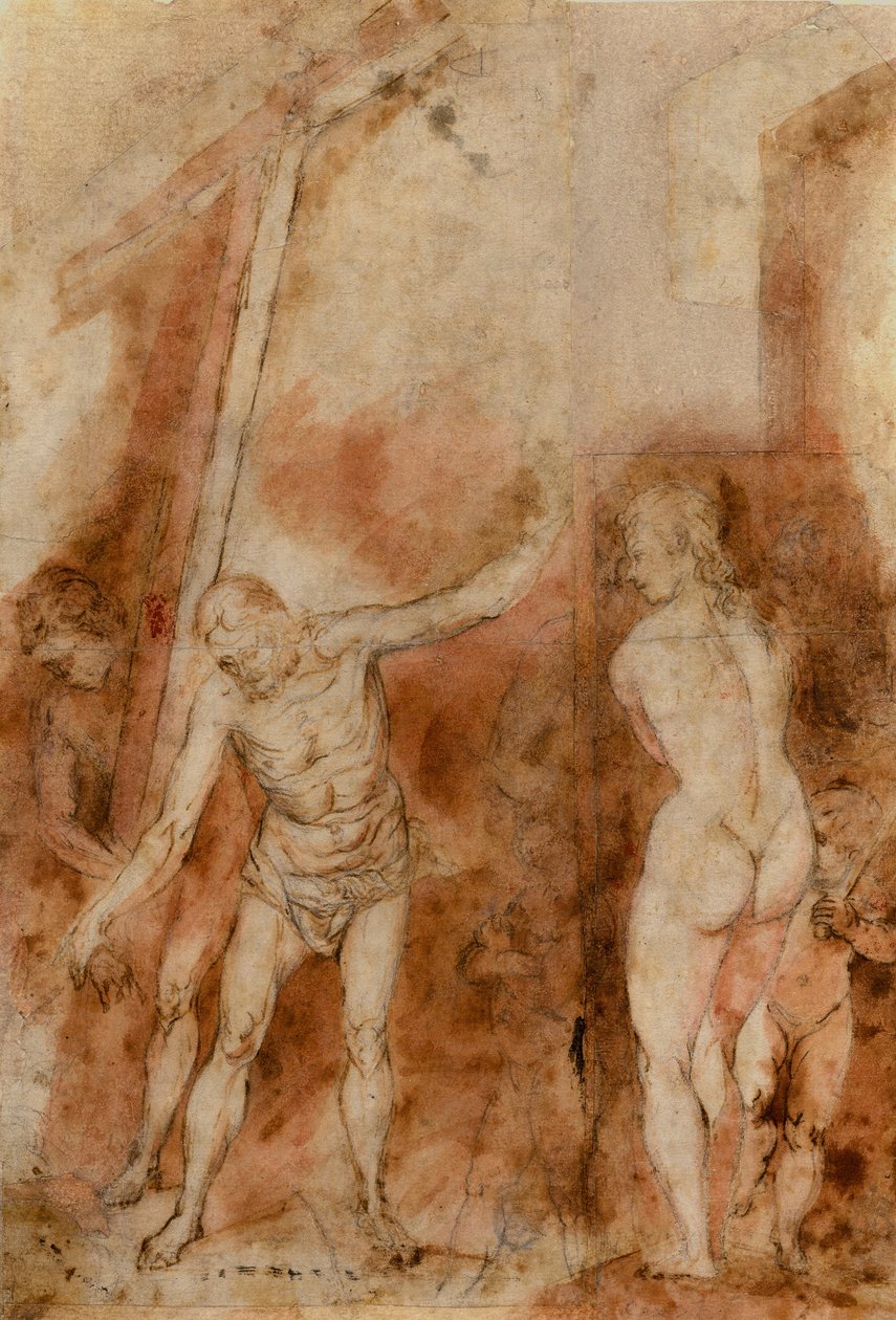 Christus in het Voorgeborchte door Alonso Cano