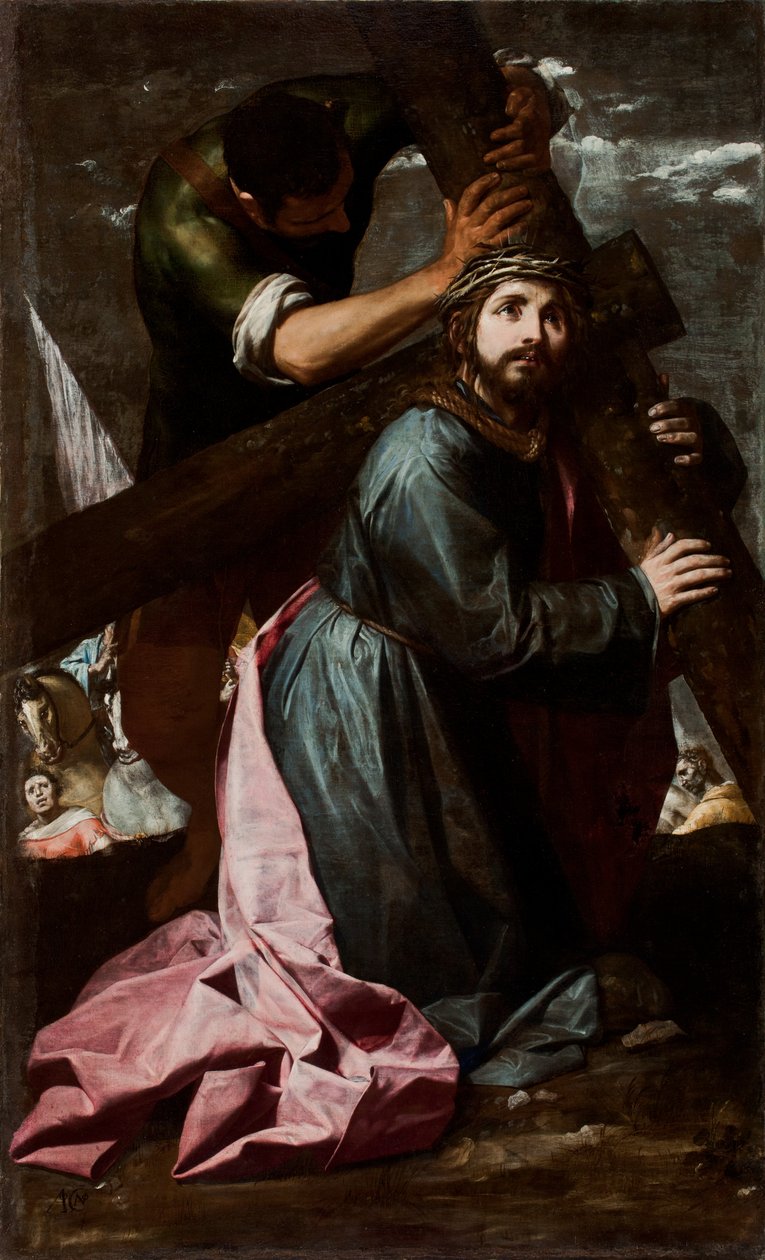 Christus Draagt het Kruis (Via Dolorosa) door Alonso Cano