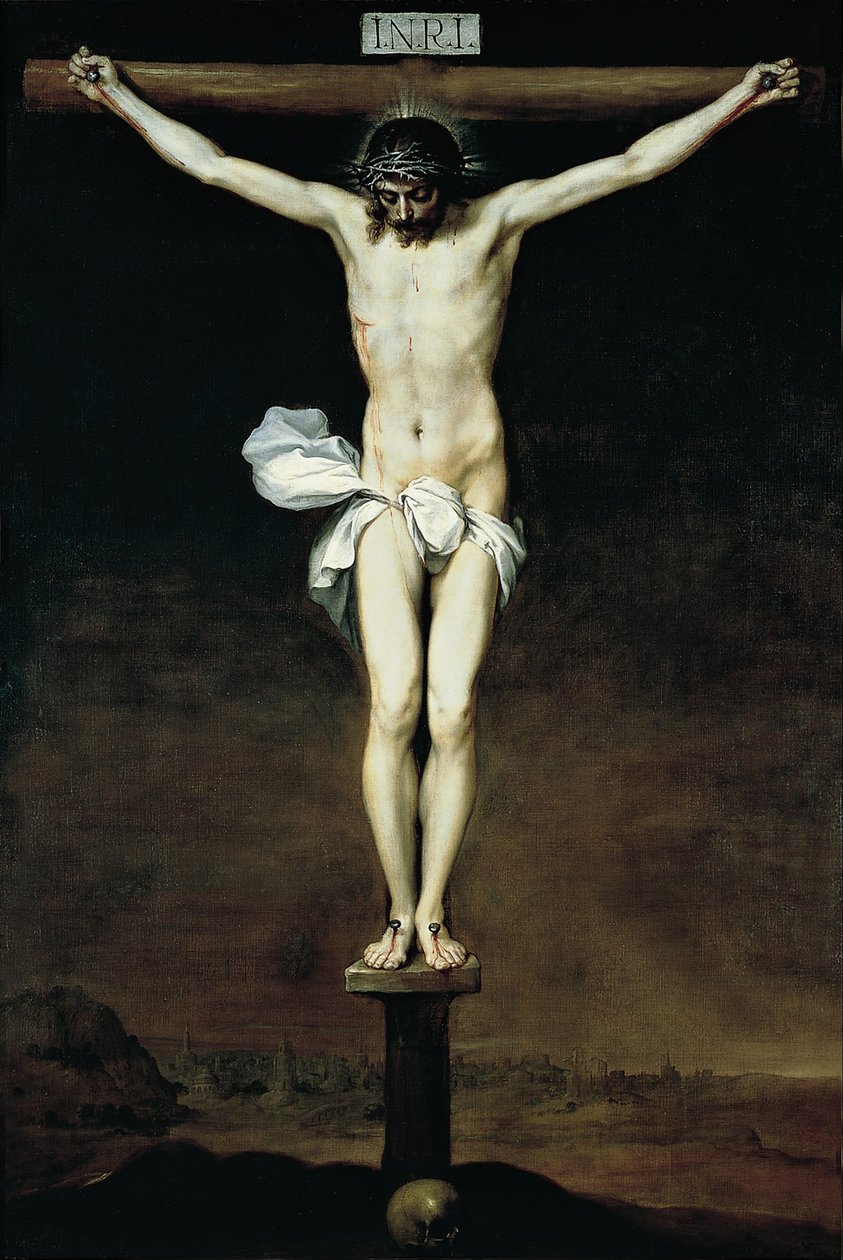 Christus aan het kruis door Alonso Cano