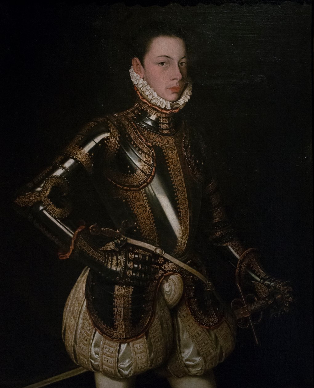 Alessandro Farnese, c.1559 door Alonso Sánchez Coello