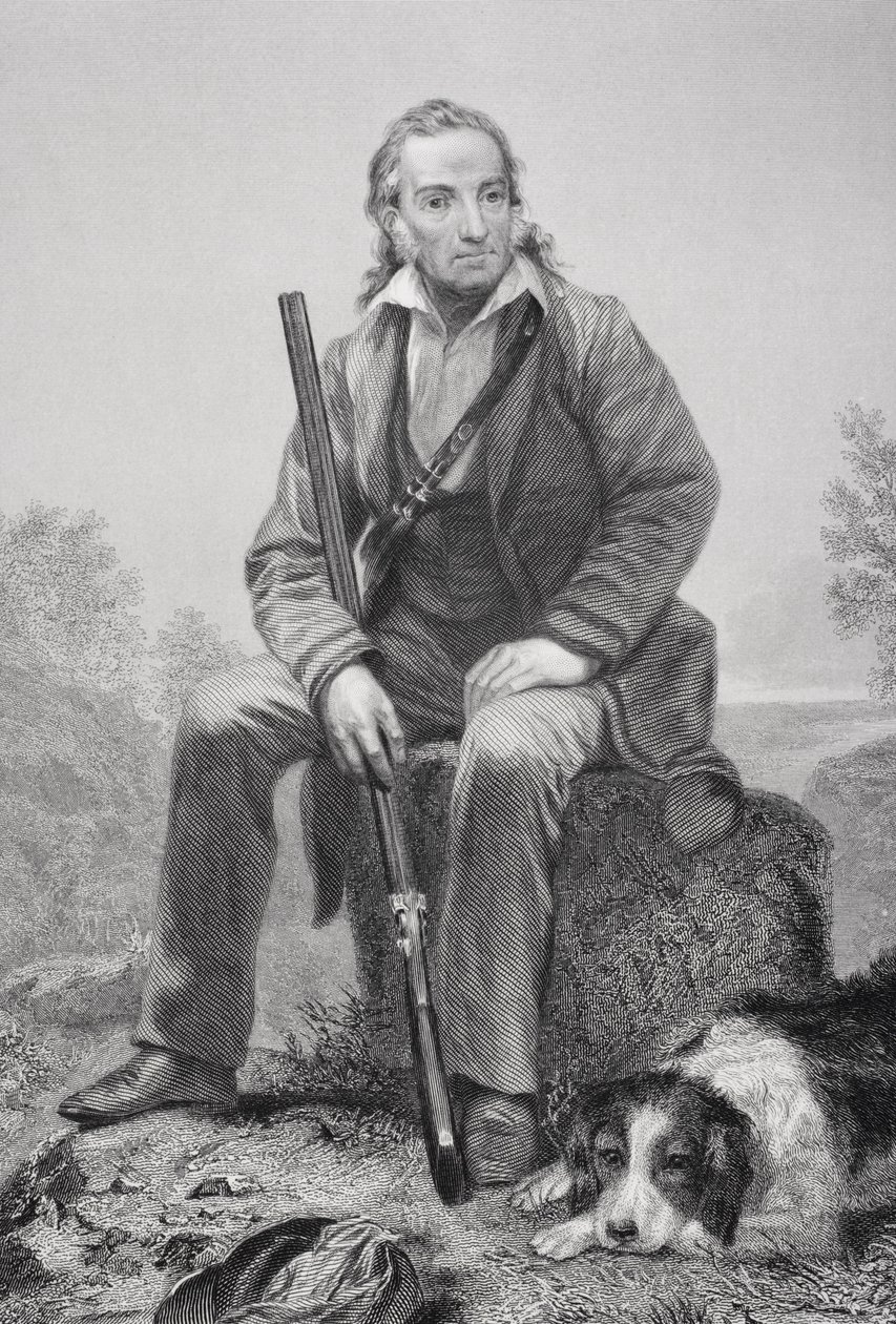 John James Audubon (1785-1851) door Alonzo Chappel