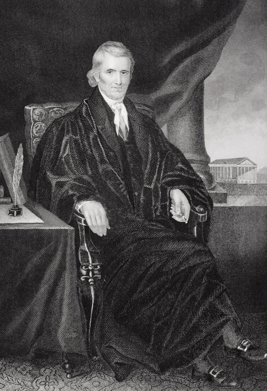 John Marshall (1755-1835) door Alonzo Chappel