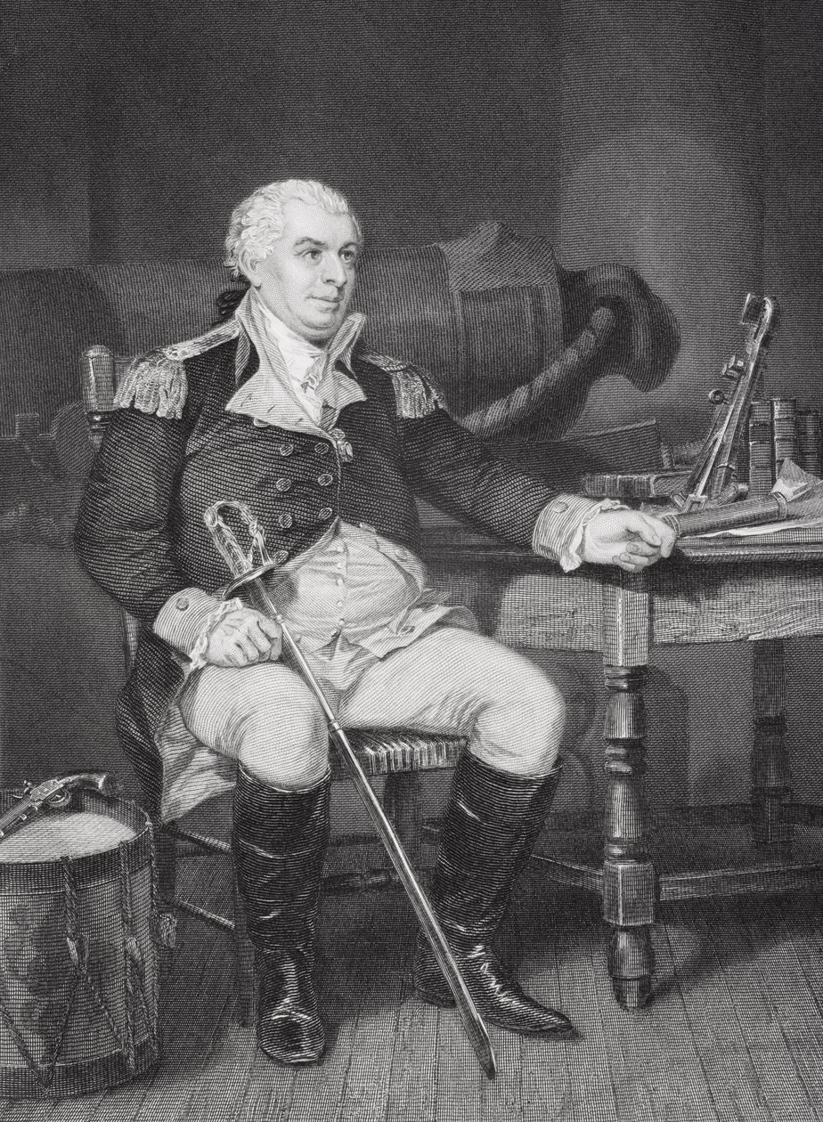 Portret van John Barry (1745-1803) door Alonzo Chappel