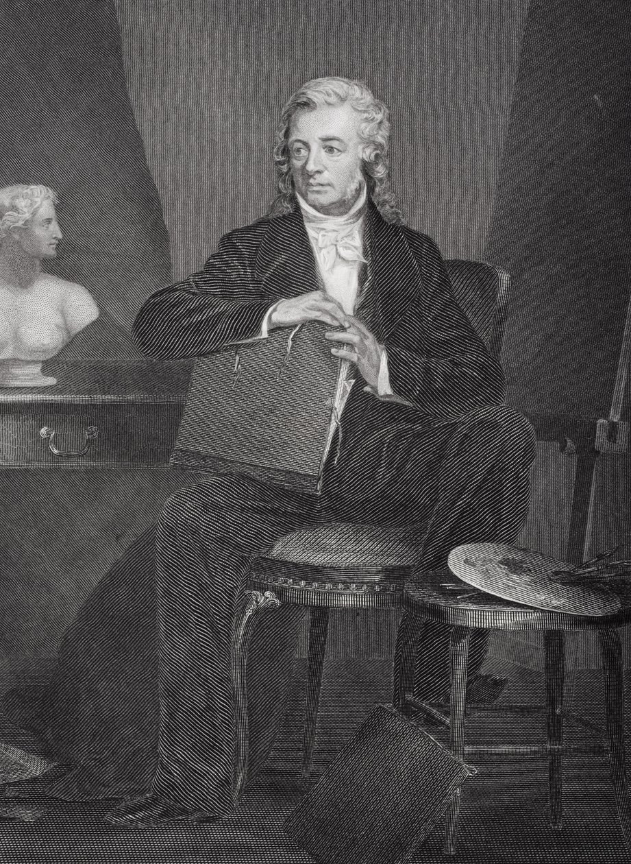Portret van Washington Allston (1779-1843) door Alonzo Chappel