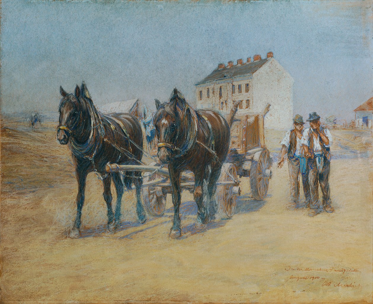 In de Hernalser zandgroeve door Alphons Leopold Mielich