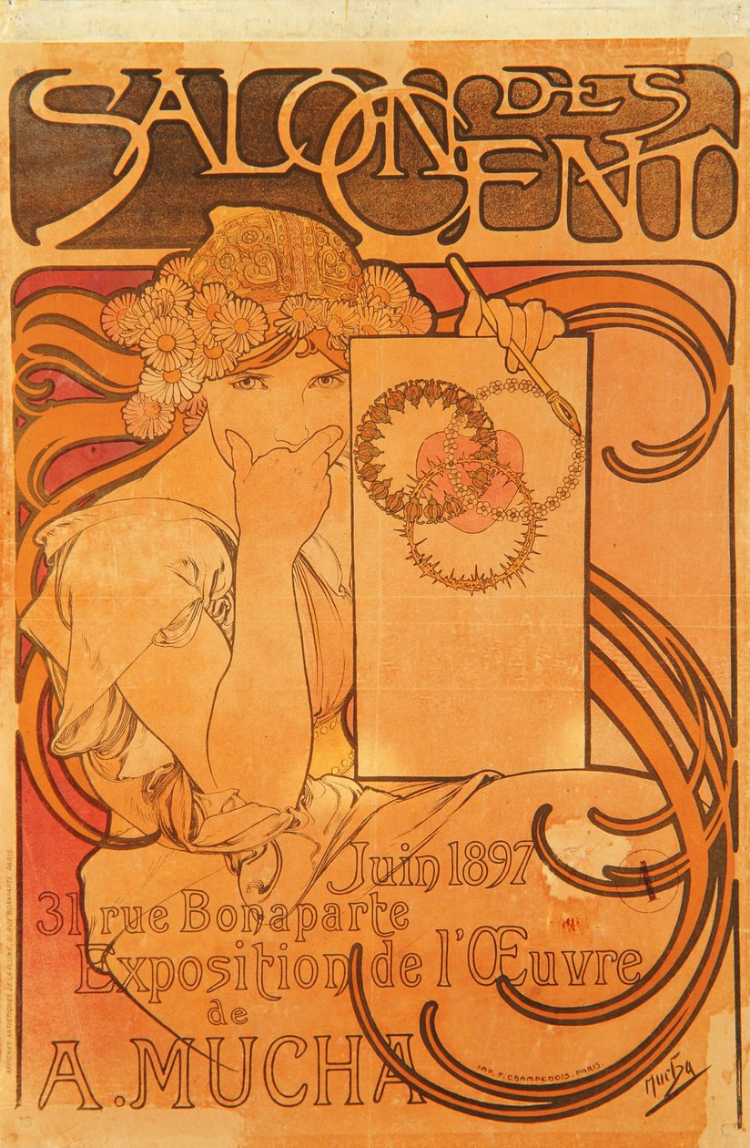 Salon des Cent door Alphonse Mucha