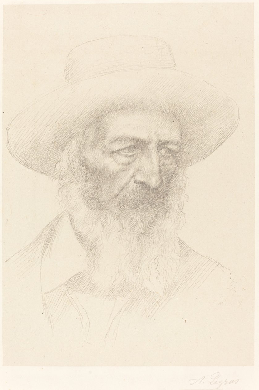 Alfred, Lord Tennyson door Alphonse Legros