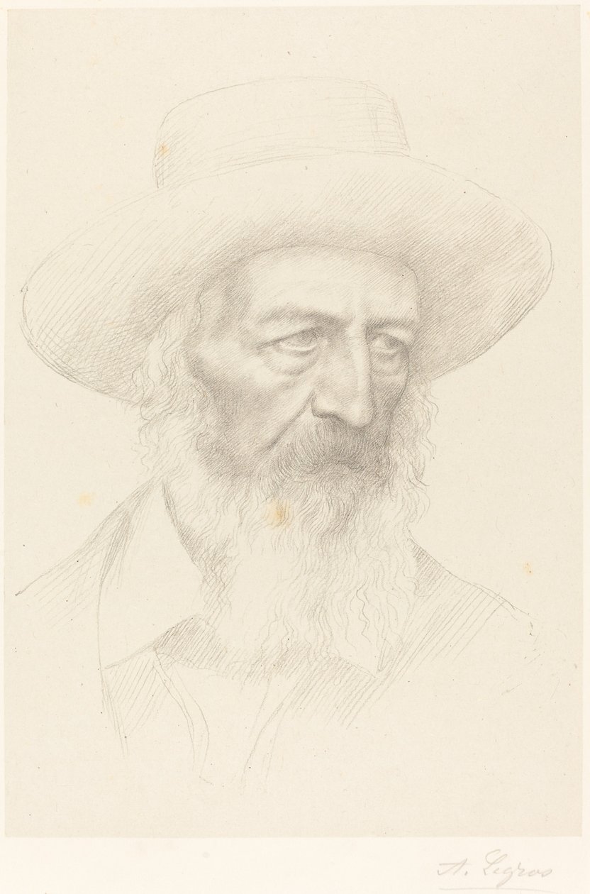 Alfred, Lord Tennyson door Alphonse Legros