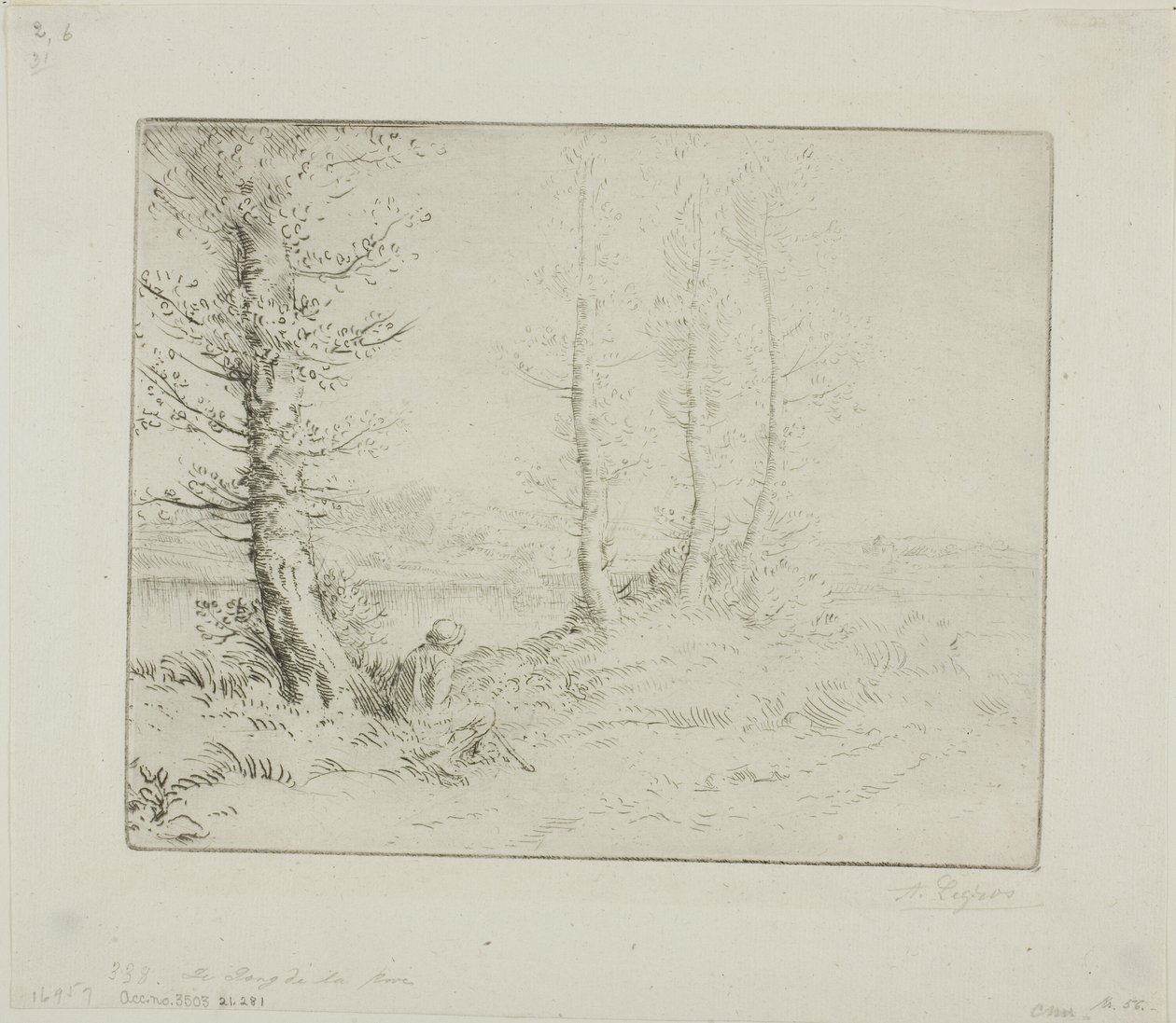 Langs de rivier door Alphonse Legros