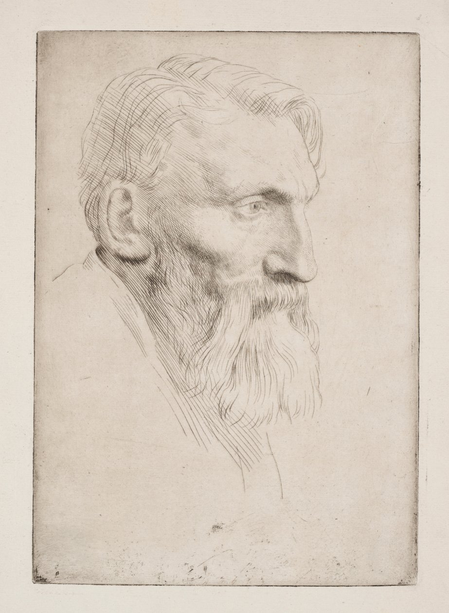 Auguste Rodin door Alphonse Legros