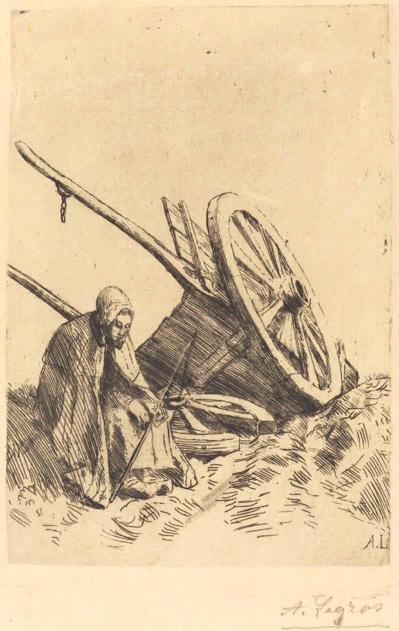 Gebroken kar door Alphonse Legros