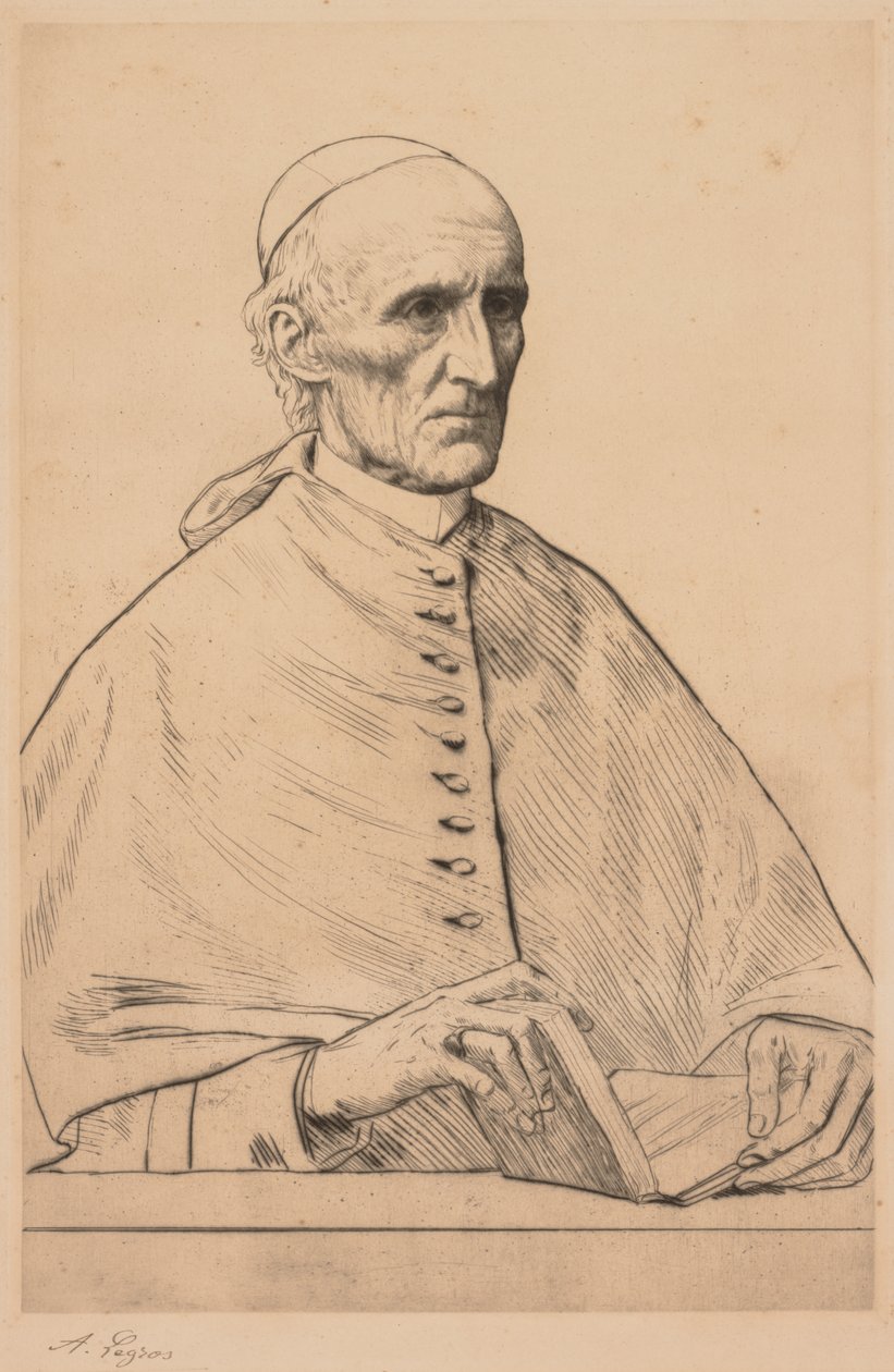 Kardinaal Manning door Alphonse Legros