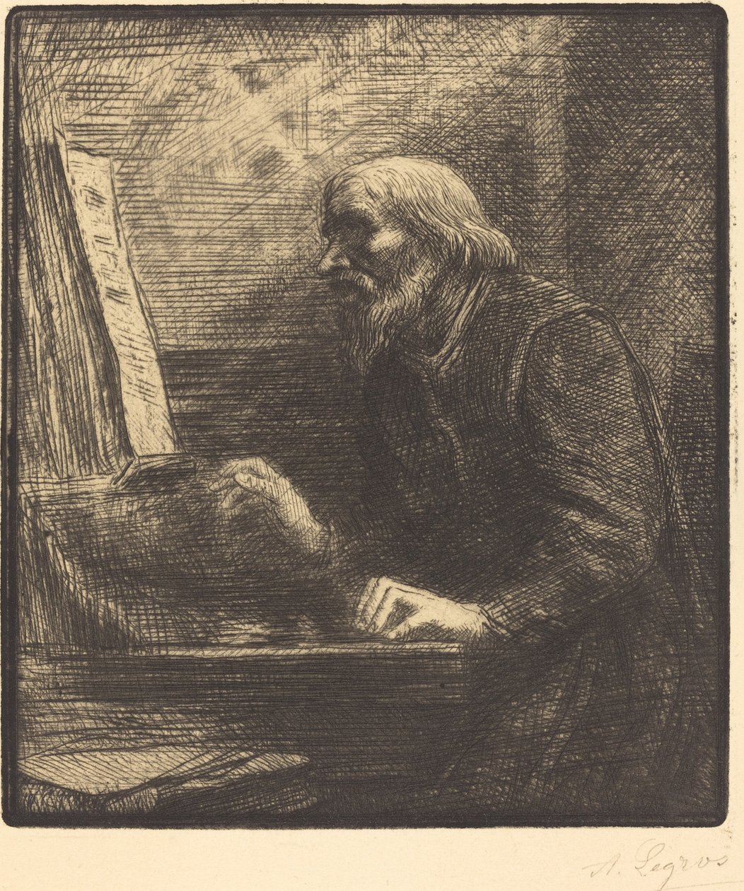 Koorleider (Le maitre de chapelle) door Alphonse Legros